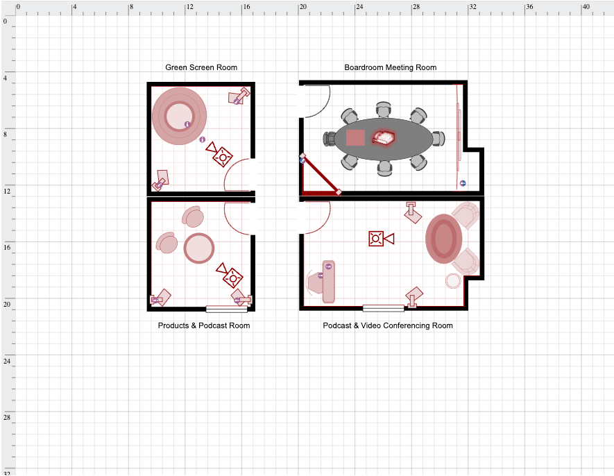 Interactive Map (Click into the rooms to see more)